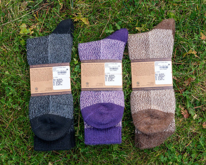 ABD Adventurer Alpaca Socks Collection - Alpaca Hiking Socks - Colors Back