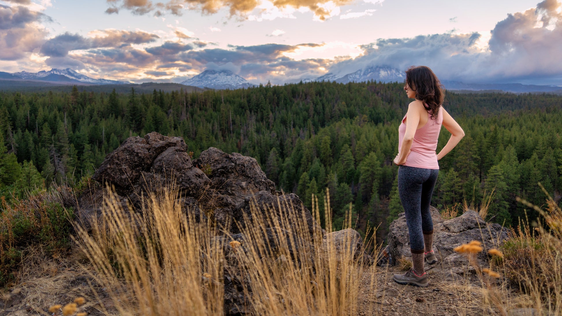 ABD Adventurer Alpaca Socks Collection - Alpaca Hiking Socks in Brown on a Hiker