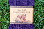 ABD Therapeutic Alpaca Socks - Alpaca Socks - Purple Color Front Label