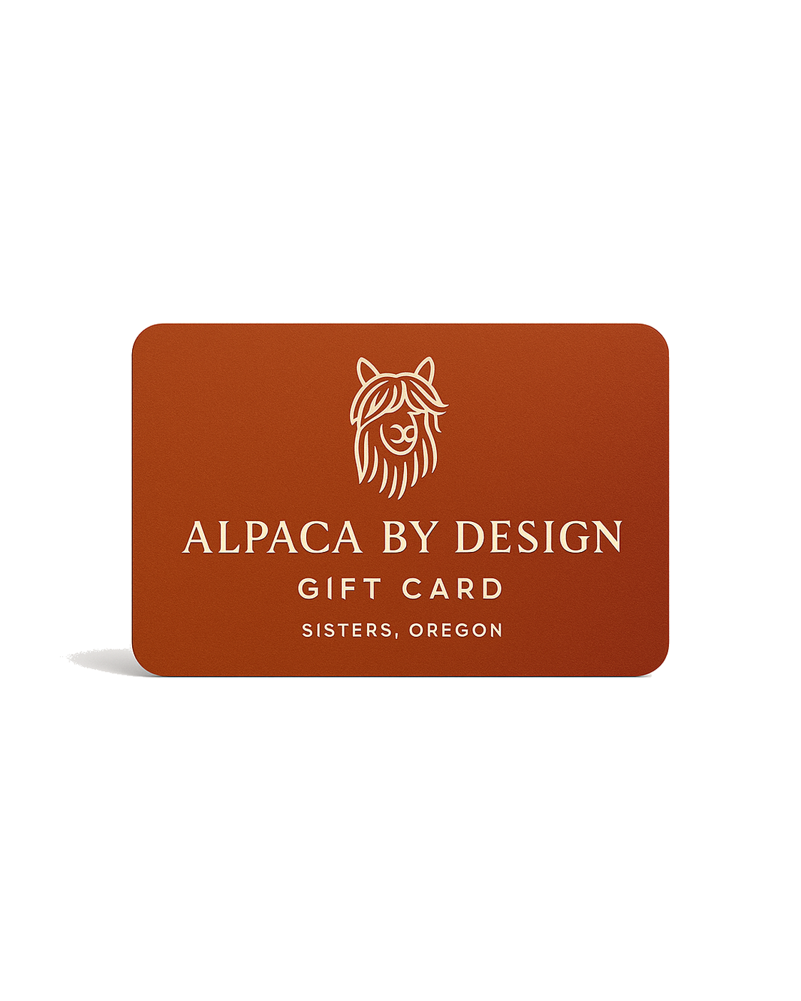 Alpaca by Design Gift Card — Sisters, Oregon
